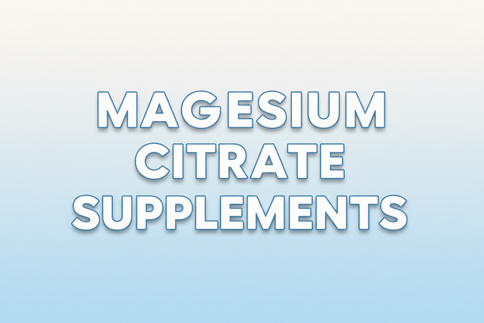 Magnesium Citrate Supplements