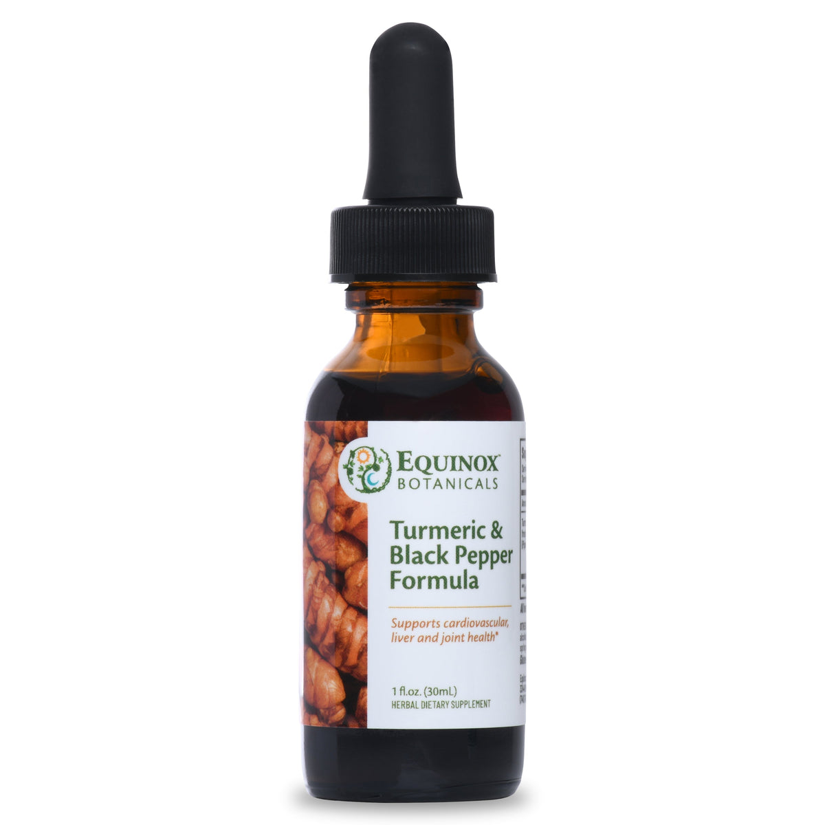 Equinox Botanicals Turmeric & Black Pepper Formula, 1 fl oz