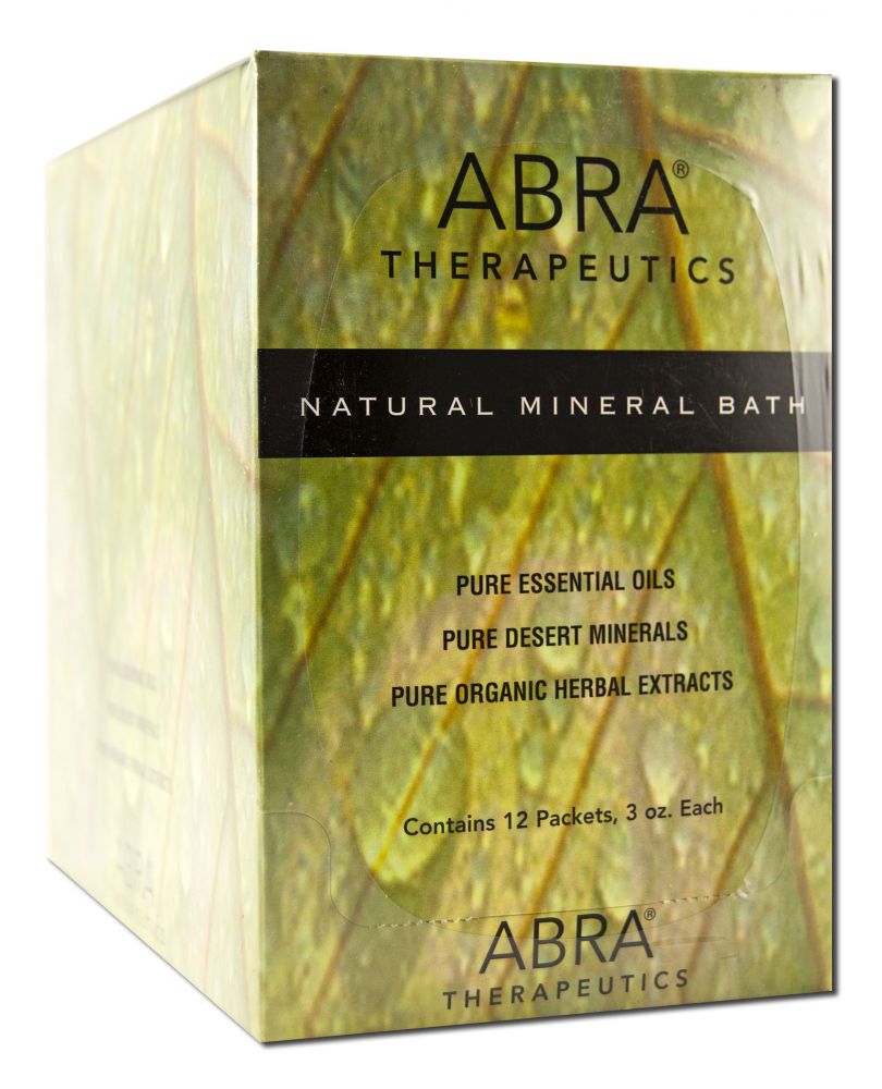Abra Therapeutics Sleep Therapy Mineral Bath 3 oz Packet supplier packaging; listing is for one packet