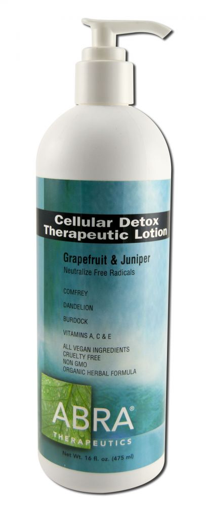 Abra Therapeutics Cellular Detox Lotion 16 fl oz package