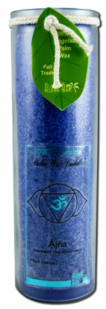 Aloha Bay Ajna (Indigo) Unscented Chakra Jar Candle, 16 oz