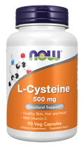 NOW Foods L-Cysteine 500 mg - 90 Veg Capsules front package image
