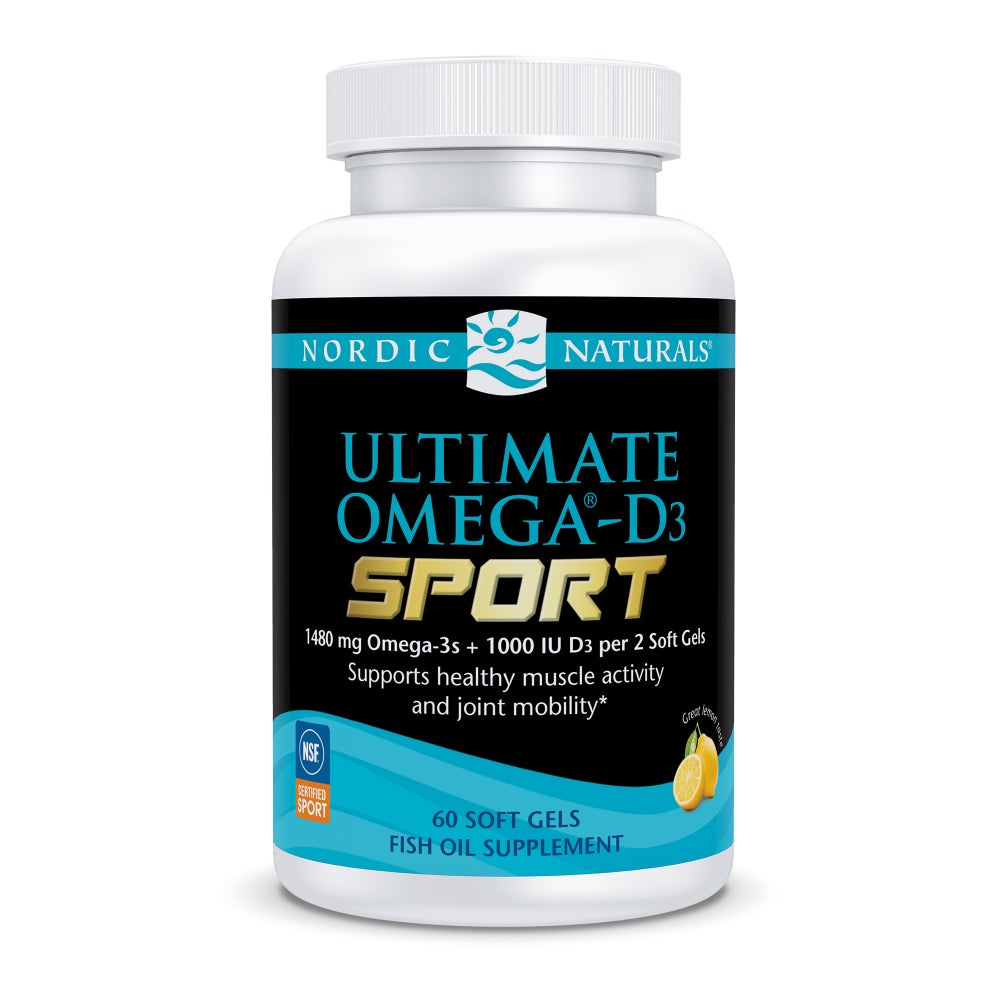 Nordic Naturals Ultimate Omega-D3 Sport • 60 ct.