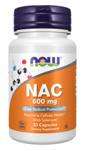 NOW Foods NAC 600 mg - 30 Capsules front package image
