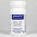 Pure Encapsulations Zinc 30 - 60 Capsules front label