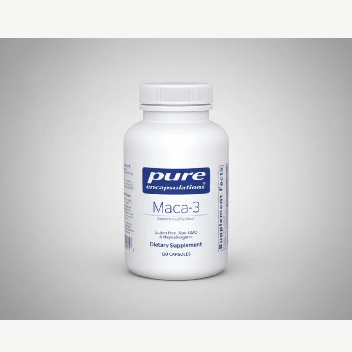Pure Encapsulations Maca-3 - 120 Capsules front label