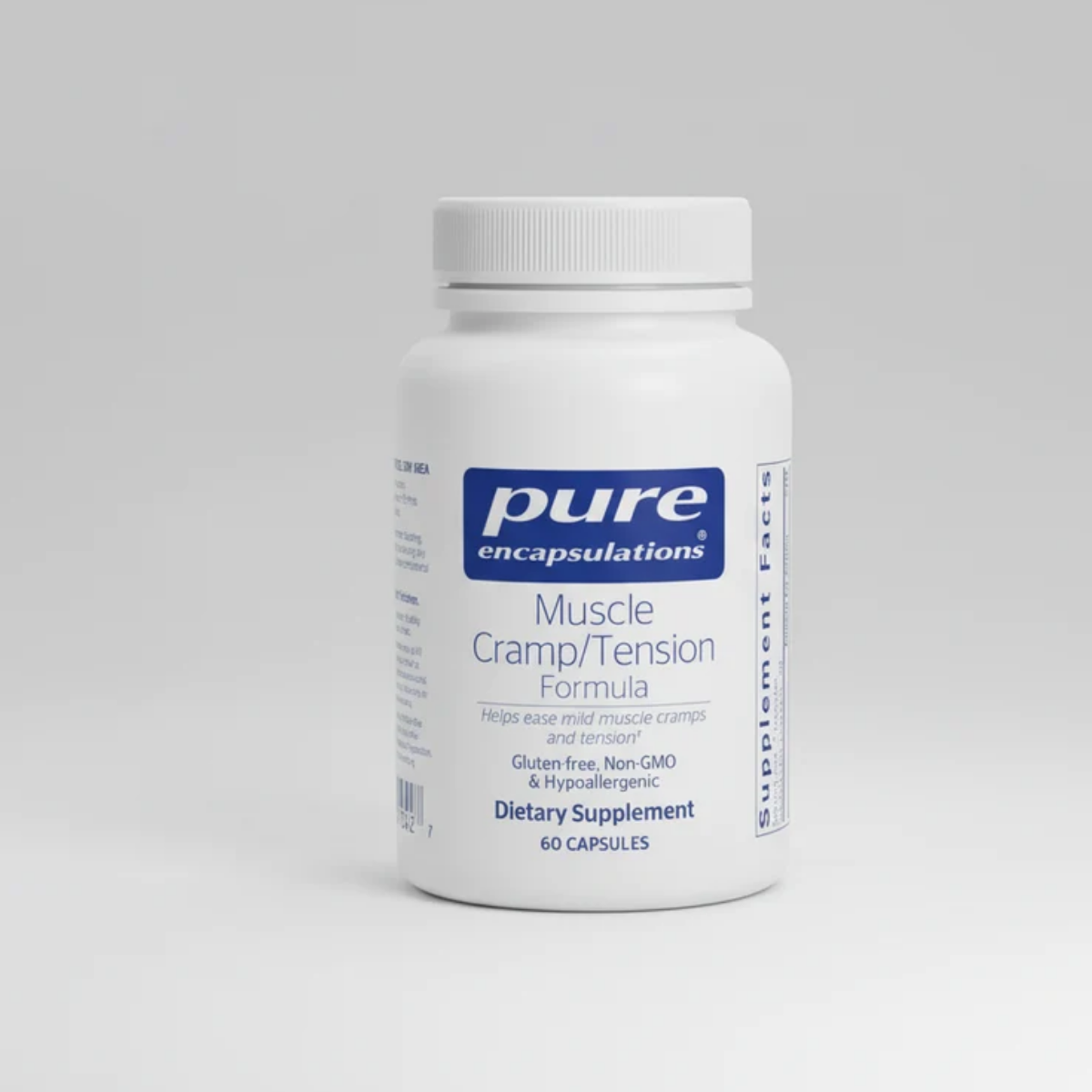 Pure Encapsulations Muscle Cramp/Tension Formula - 60 Capsules front label