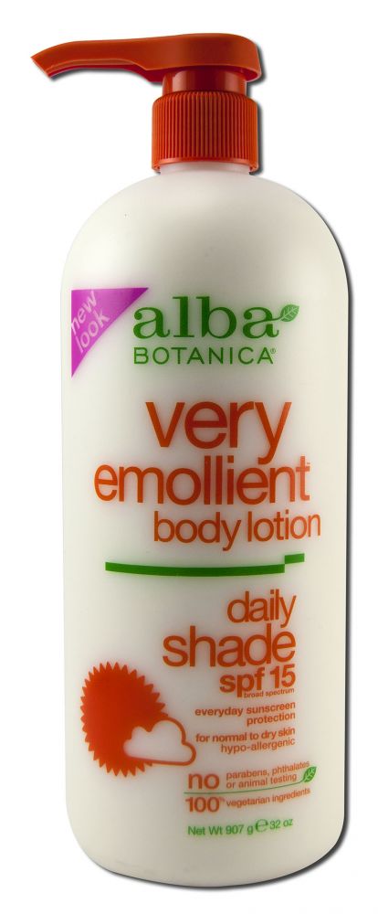 Alba Botanica Daily Moisturizing Body Lotion SPF 15 package