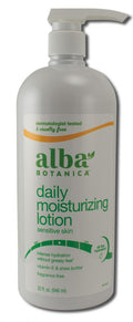 Alba Botanica Daily Moisturizing Body Lotion, Sensitive Skin package