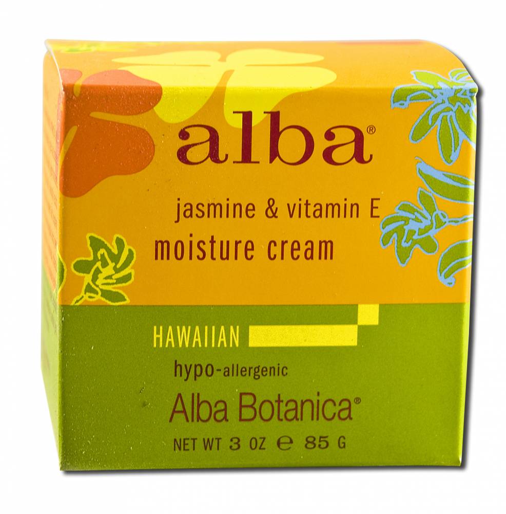 Alba Botanica Ultra Hydrating Moisturizing Cream, Jasmine & Vitamin E package