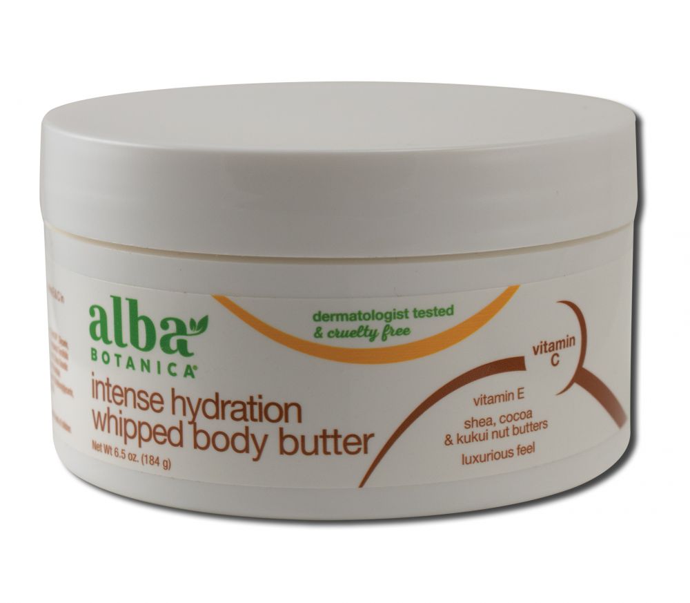 Alba Botanica Intense Hydration Whipped Body Butter package