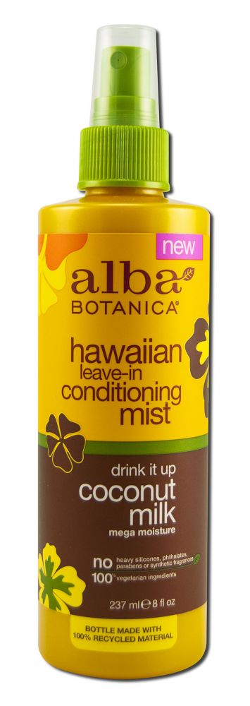 Alba Botanica Coconut Milk Leave-In Conditioning Mist package