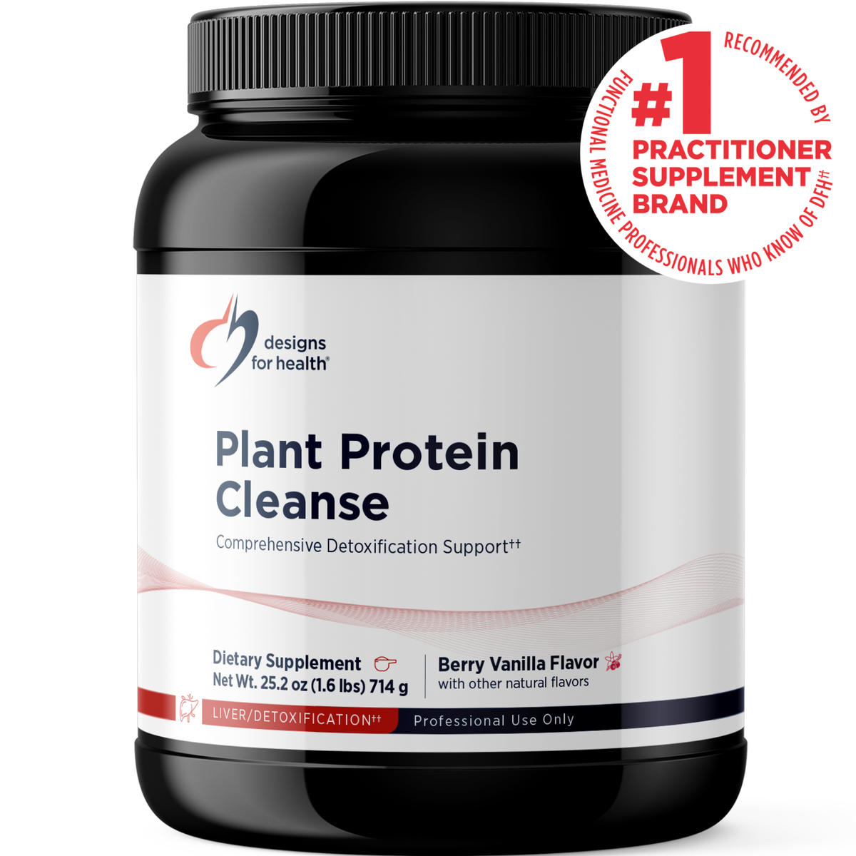 Designs for Health Plant Protein Cleanse 714g front label