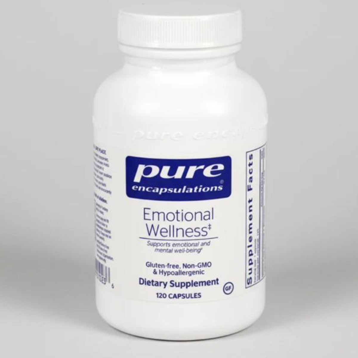 Pure Encapsulations Emotional Wellness - 120 Capsules front label