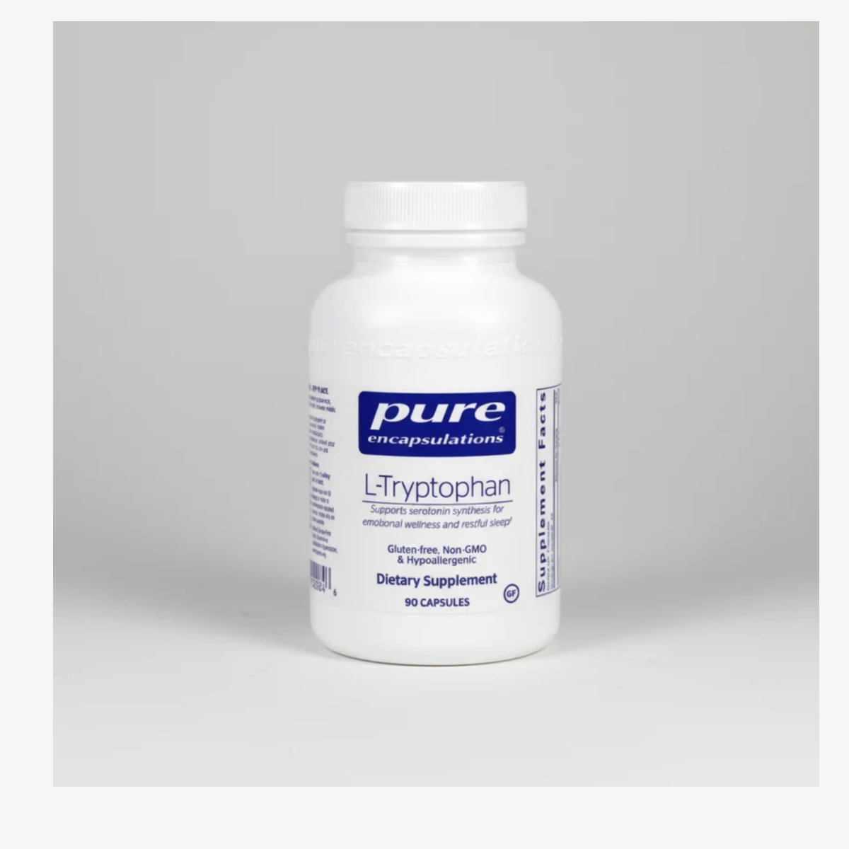 Pure Encapsulations L-Tryptophan - 90 Capsules front label