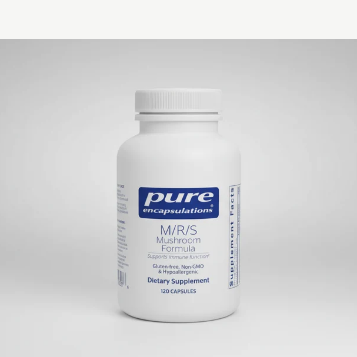Pure Encapsulations M/R/S Mushroom Formula - 120 Capsules front label