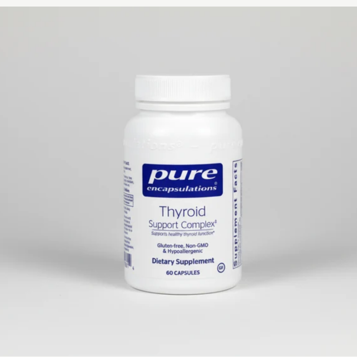 Pure Encapsulations Thyroid Support Complex - 60 Capsules front label