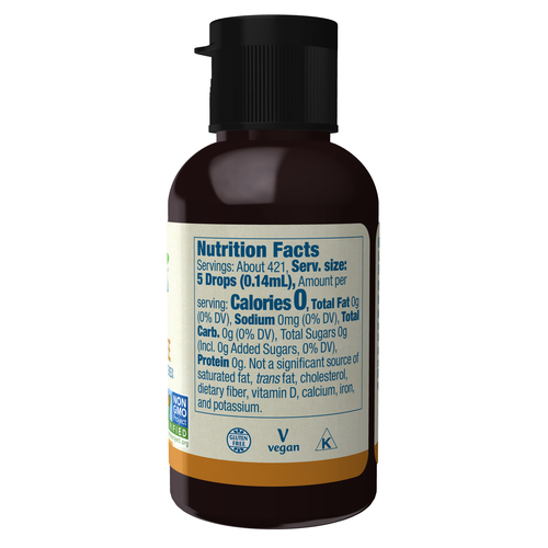 NOW Better Stevia Liquid English Toffee 2 oz