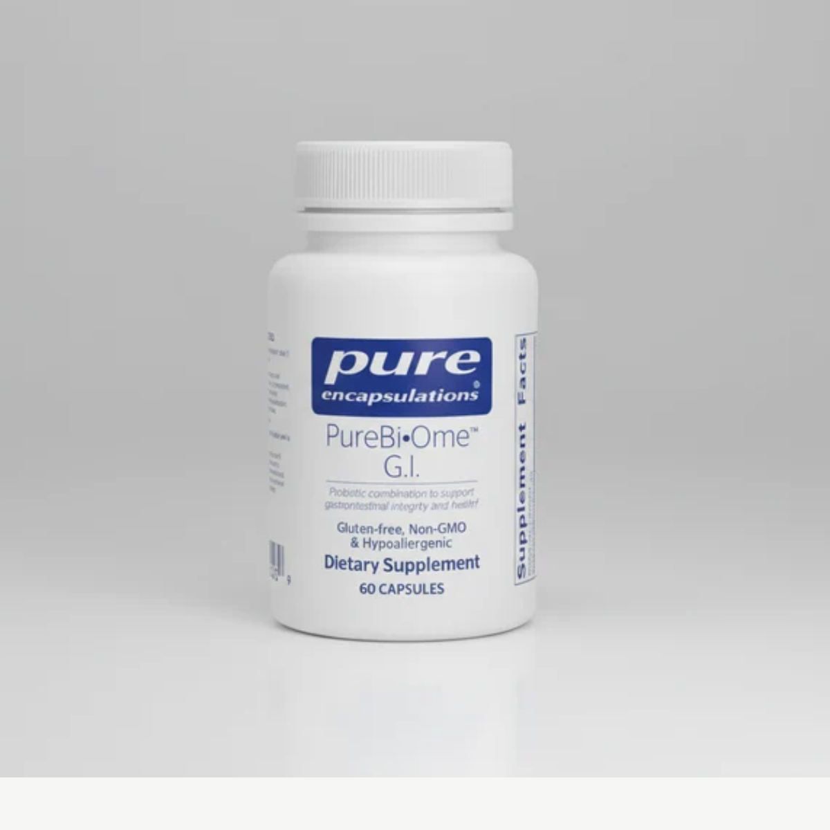 Pure Encapsulations PureBi-Ome G.I. - 60 Capsules front label
