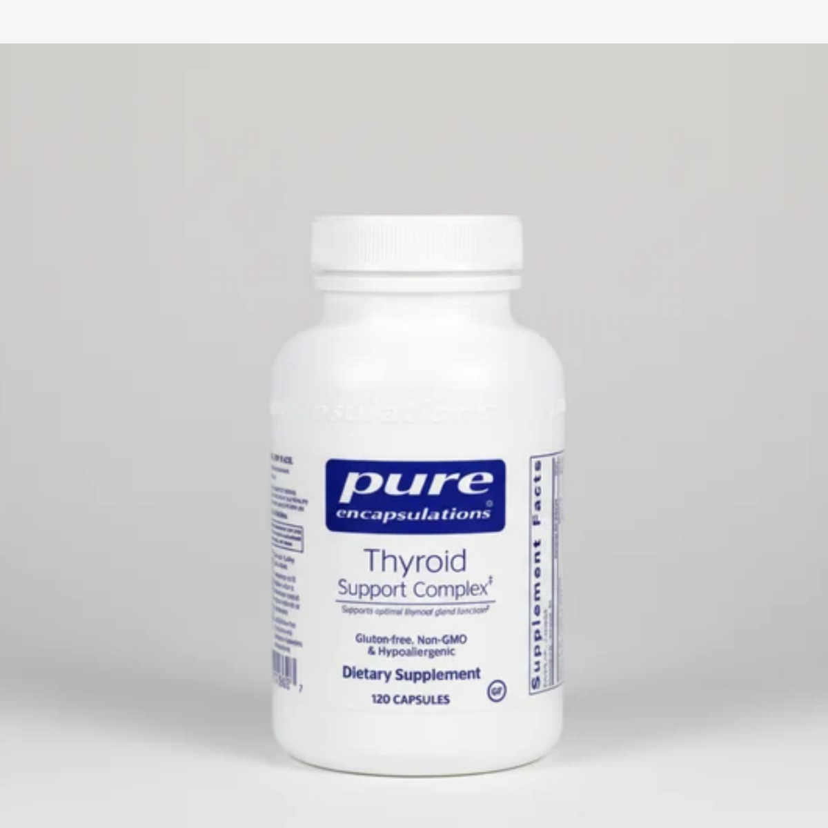 Pure Encapsulations Thyroid Support Complex - 120 Capsules front label