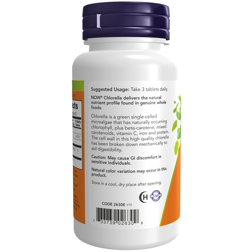 NOW Foods Chlorella 1,000 mg 60 Tablets