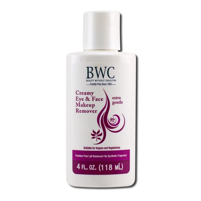 Beauty Without Cruelty Fragrance Free Creamy Eye & Face Makeup Remover – 4 fl oz