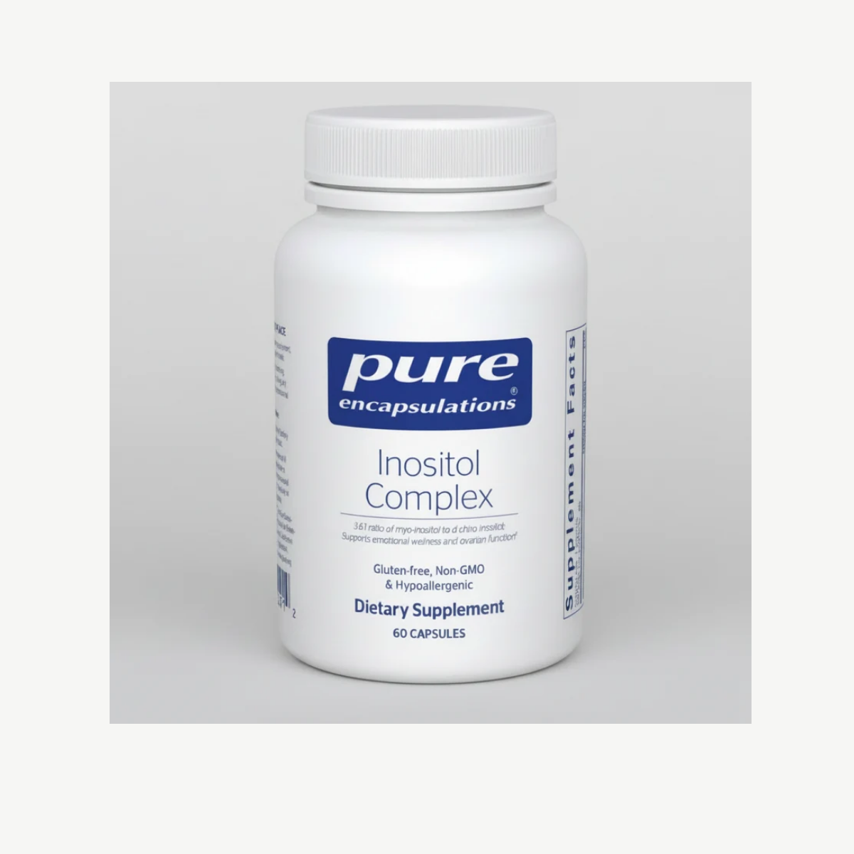 Pure Encapsulations Inositol Complex - 60 Capsules front label