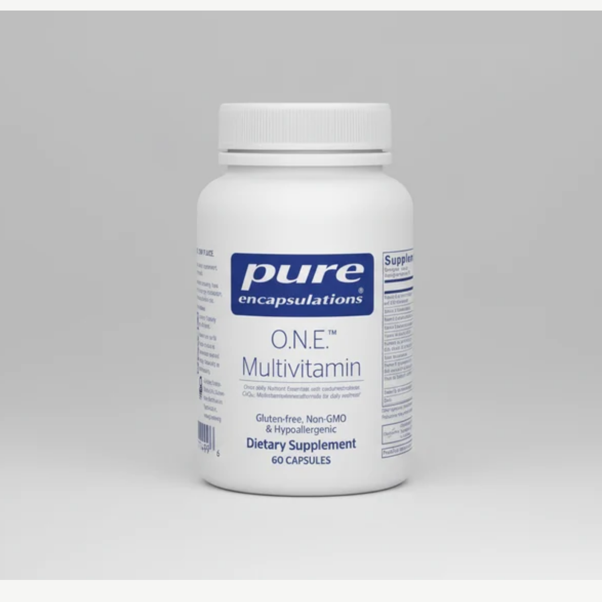 Pure Encapsulations O.N.E. Multivitamin - 60 Capsules front label