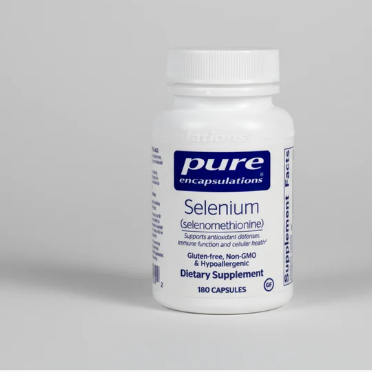 Pure Encapsulations Selenium (selenomethionine) - 180 Capsules front label