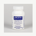 Pure Encapsulations Vitamin D3 250 mcg 10,000 IU - 120 Capsules front label