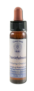 Crystal Herbs Thankfulness 10 ml bottle