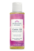 Heritage Store Castor Oil 4 fl oz