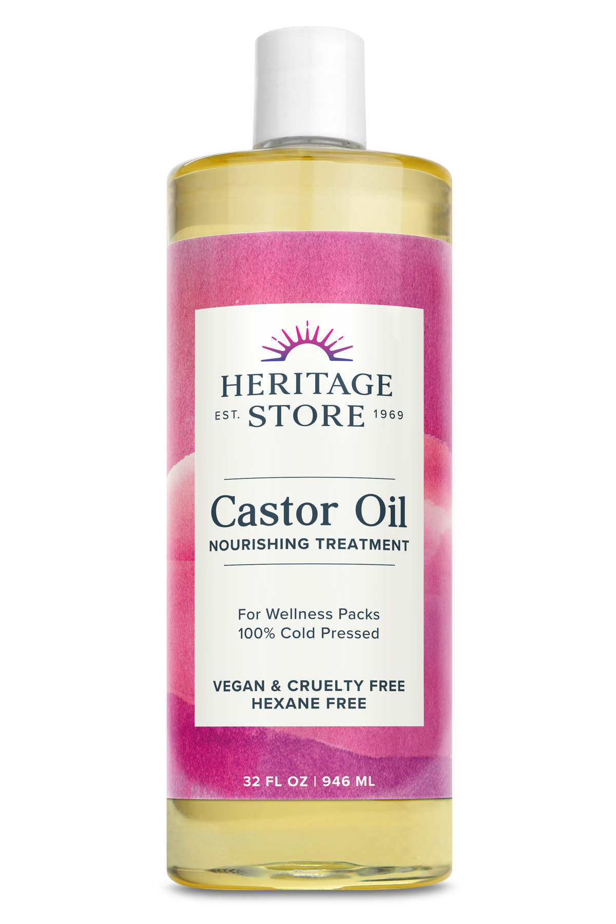 Heritage Store Castor Oil 32 fl oz
