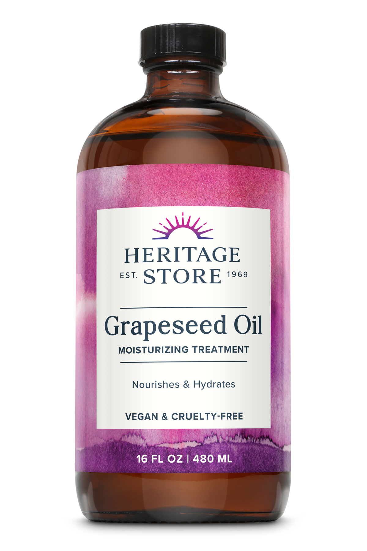 Heritage Store Grapeseed Oil 16 fl oz