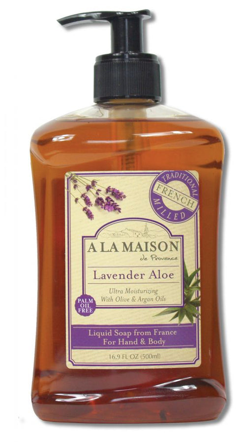 A La Maison Lavender Aloe Liquid Hand Soap 16.9 fl oz package