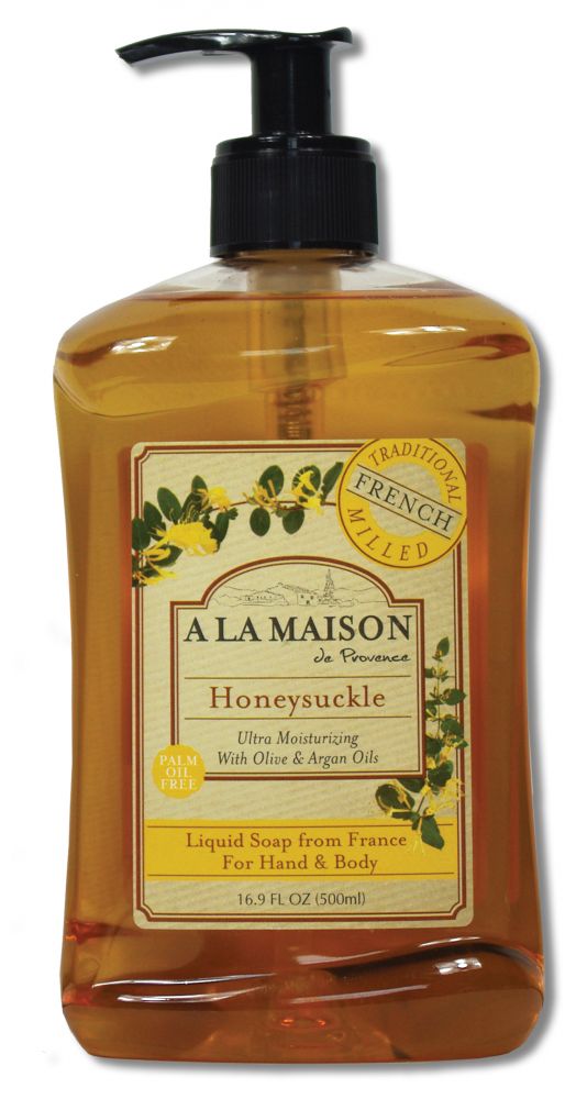 A La Maison Honeysuckle Liquid Hand Soap 16.9 fl oz package
