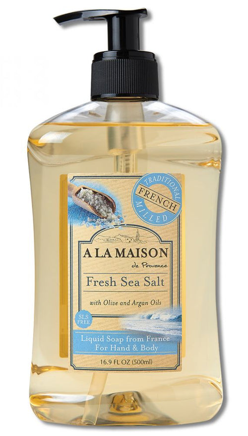 A La Maison Fresh Sea Salt Liquid Hand Soap 16.9 fl oz package
