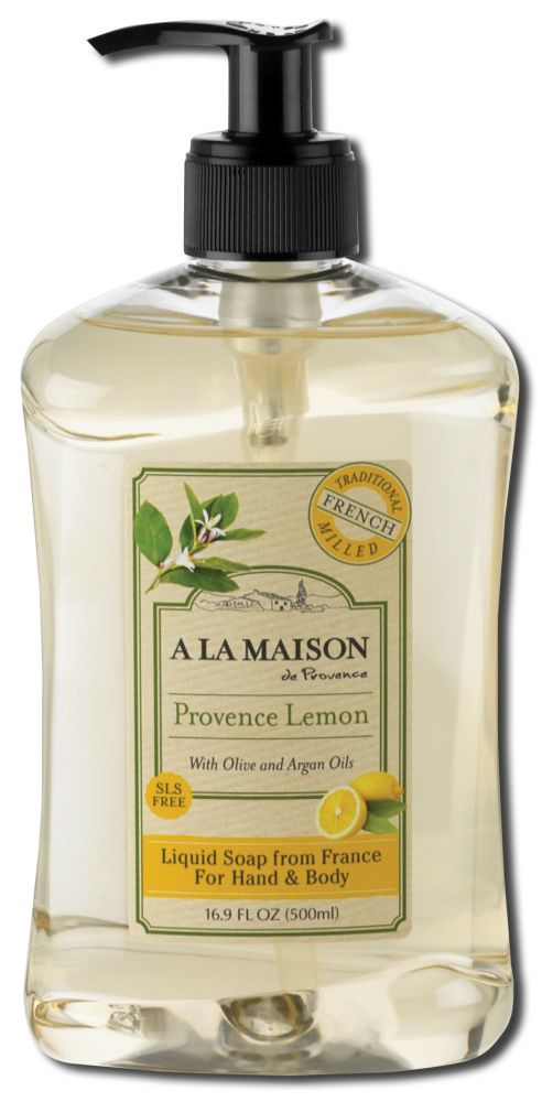 A La Maison Provence Lemon Liquid Hand Soap 16.9 fl oz package