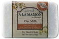 A La Maison Oat Milk Bar Soap 8.8 oz package