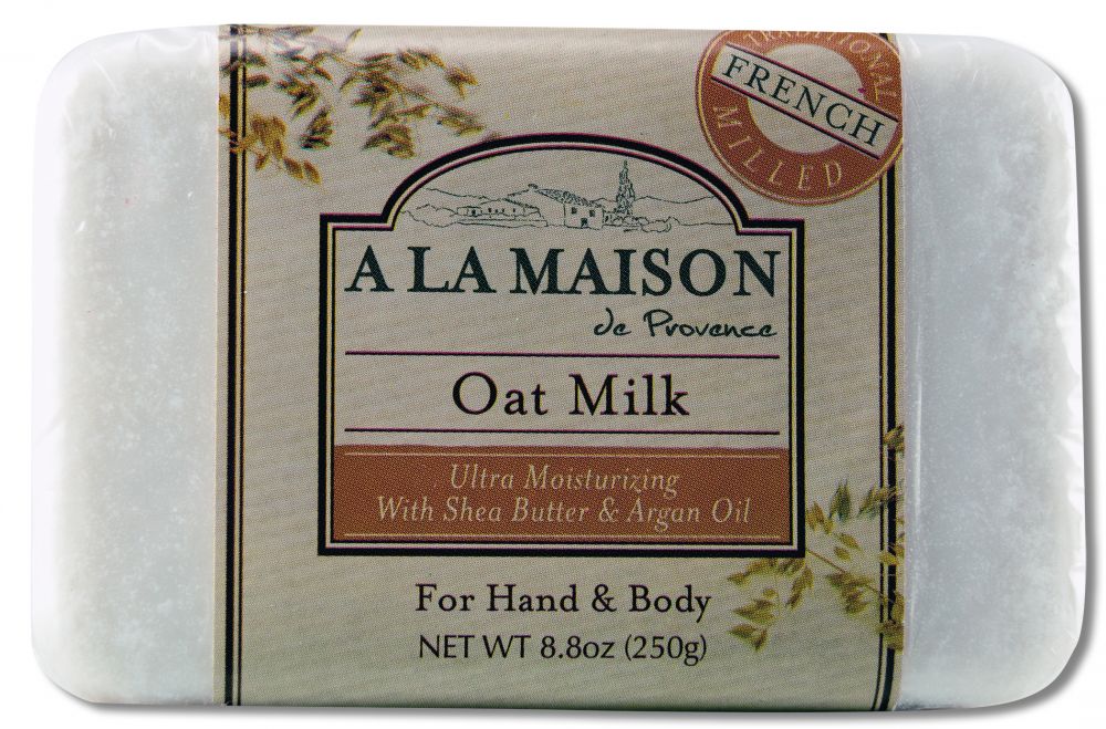 A La Maison Oat Milk Bar Soap 8.8 oz package