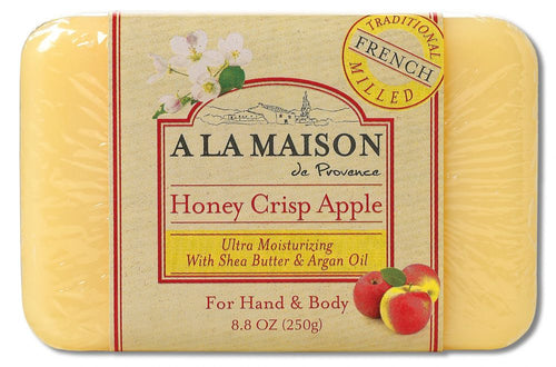 A La Maison Honeycrisp Apple Bar Soap 8.8 oz package