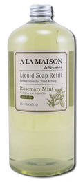 A La Maison Rosemary Mint Liquid Soap Refill 33.8 fl oz package