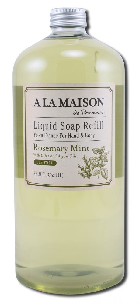 A La Maison Rosemary Mint Liquid Soap Refill 33.8 fl oz package