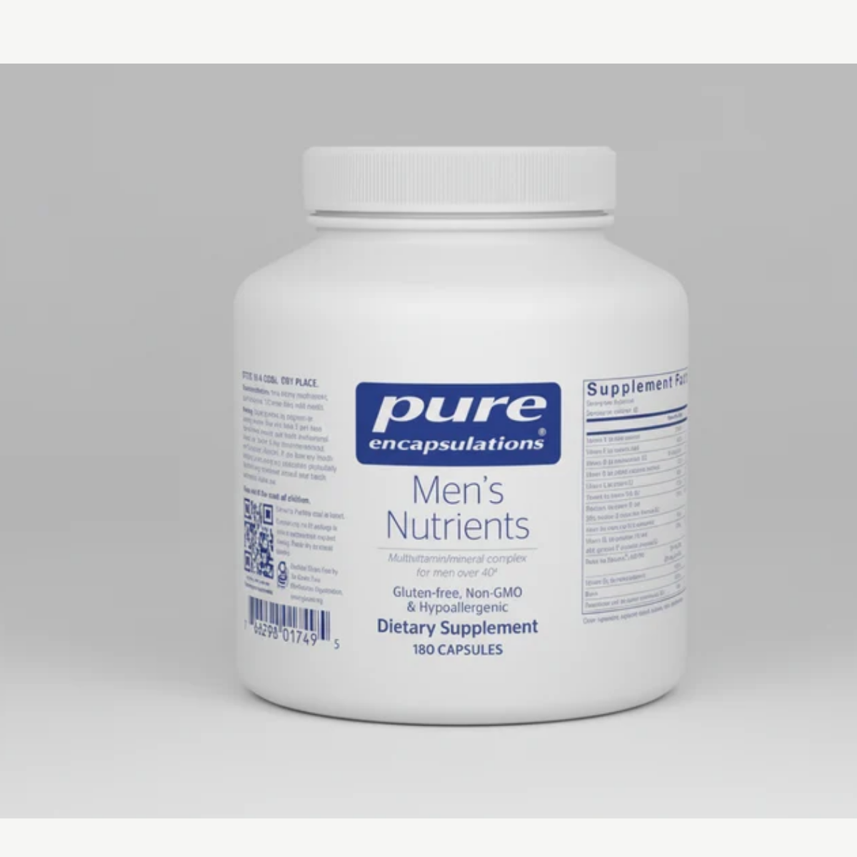 Pure Encapsulations Men's Nutrients - 180 Capsules front label