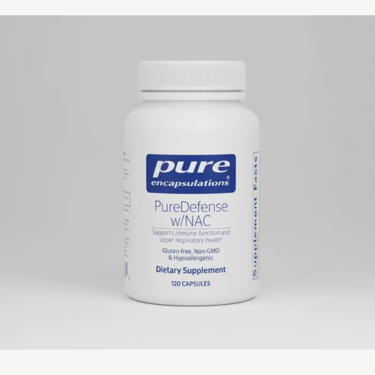 Pure Encapsulations PureDefense with NAC - 120 Capsules front label