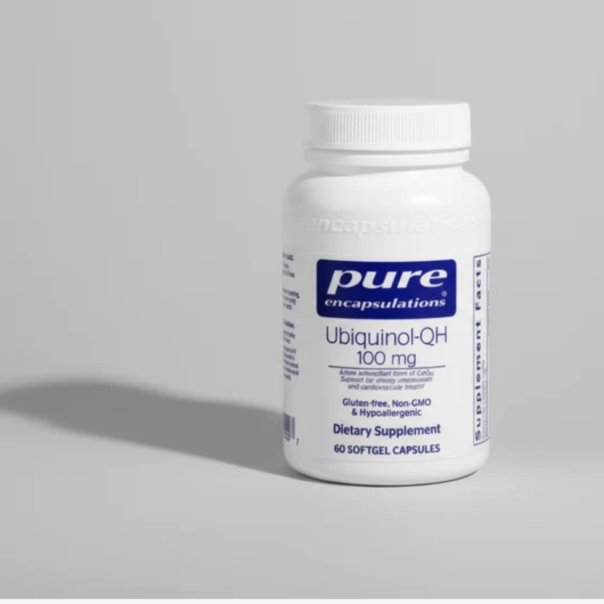 Pure Encapsulations Ubiquinol-QH 100 mg 60 Softgels front label
