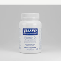 Pure Encapsulations Vitamin D3 25 mcg (1,000 IU) - 250 Capsules front label
