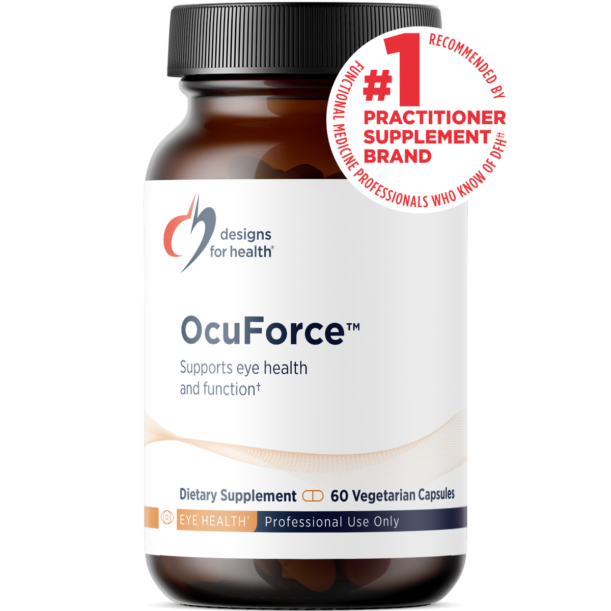 Designs for Health OcuForce 60 capsules front label