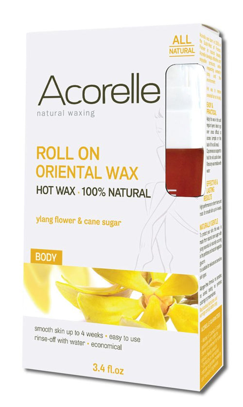 Acorelle Oriental Roll-On Hair Removal Wax – 3.4 fl oz package