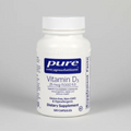 Pure Encapsulations Vitamin D3 25 mcg - 120 Capsules front label